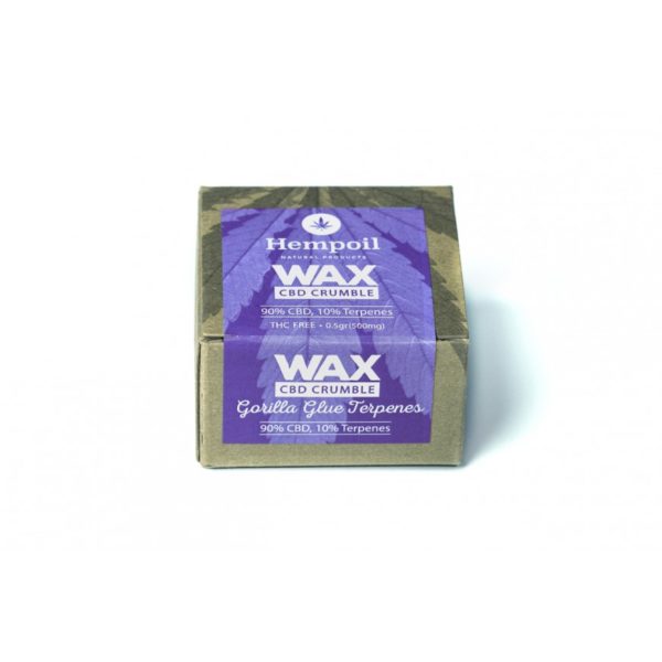 Wax CBD Crumble | Gorilla Glue Terpenes - 500mg