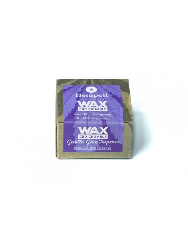 Wax CBD Crumble | Gorilla Glue Terpenes - 500mg