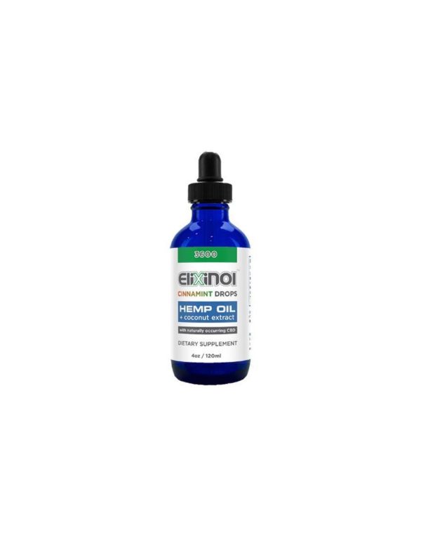 Elixinol 3600 mg CBD Tincture (120 ml) taste: Cinnamint