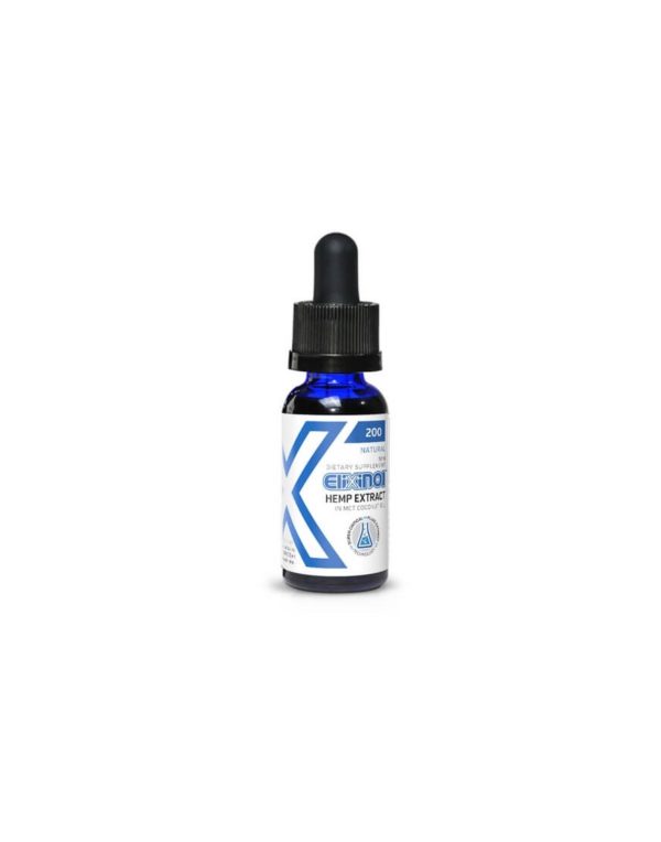 CBD Tincture – Hemp Oil Drops 200mg CBD – Natural Flavor from Elixinol