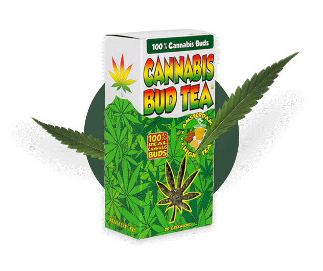 Raw hemp buds packaging