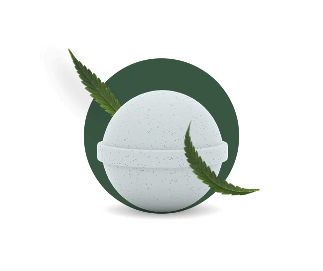 CBD Bath Bombs (Άλατα Μπάνιου με Κανναβιδιόλη για χαλάρωση σχέδιο)