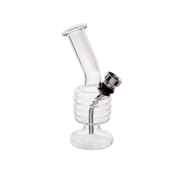 Atomic Glassbong Water Pipe 13cm pattern D 12 pieces display for wholesale and retail