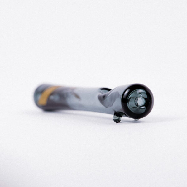 Marley Smoked Glass Steamroller - Glass pipe for dry herbs.