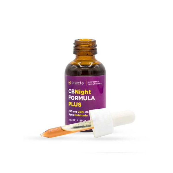 CBNight Formula Plus enecta (CBD, CBN, Melatonin) μπουκάλι 30 ml με καπάκι ασφαλείας στην καλύτερη τιμή στην Ελλάδα.