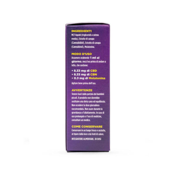 CBNight Formula Plus enecta (CBD, CBN, Melatonin) συσκευασία κουτί. Ιταλικό προϊόν φυσικό. Καλύτερη τιμή σκρουτζ.