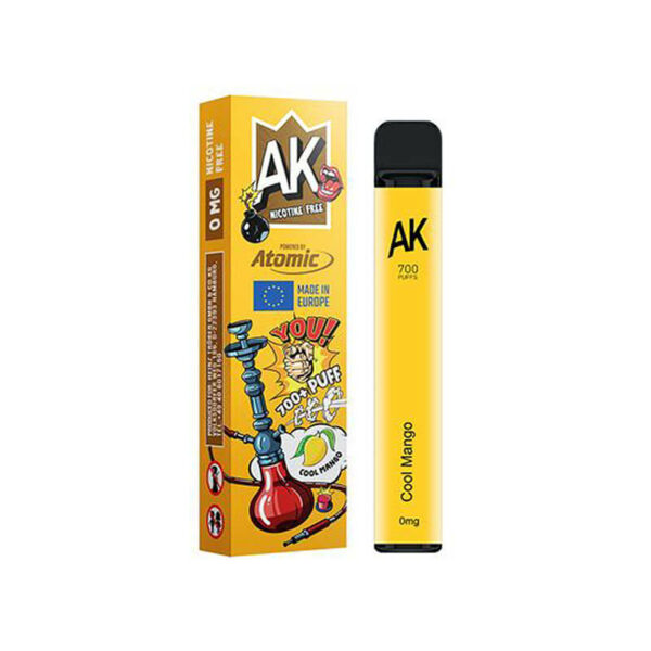 AK e-Shisha Ηλεκτρονικό Ναργιλέ Cool Mango - Ηλεκτρονικό Τσιγάρο Μιας Χρήσης (Nicotine Free) - AK / AROMA KING