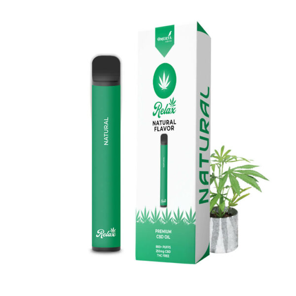 Relax CBD Disposable Pen Natural with CBD (Cannabidiol) Low Price