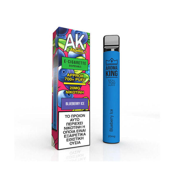AK Electronic Cigarette Blueberry Ice with 20mg Nicotine - 2ml wholesale and retail.