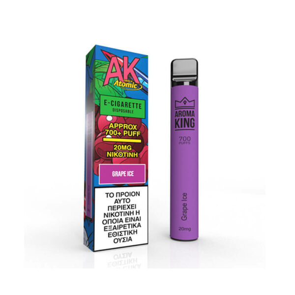 AK Electronic Cigarette Grape Ice with 20mg Nicotine - 2ml wholesale and retail.