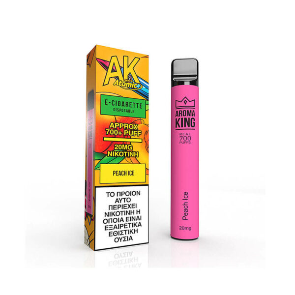 AK Electronic Cigarette Peach Ice with 20mg Nicotine - 2ml wholesale and retail.