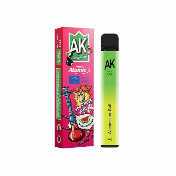 AK e-Shisha - Disposable Pen Vape Watermelon Bull without nicotine. Best Price Europe