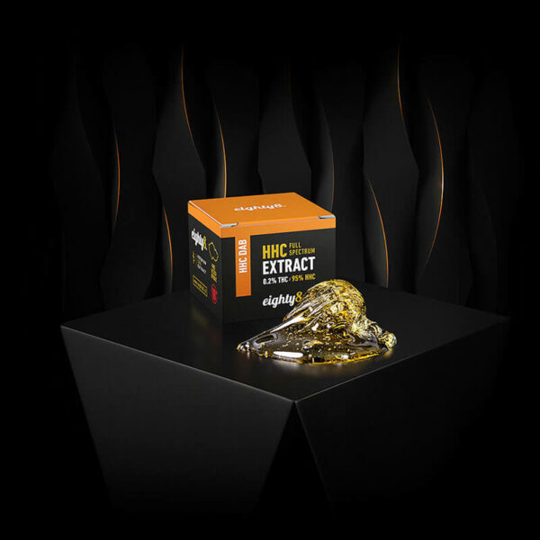 HHC Extract Dab by eighty8. Pure HHC in wax form. The strongest HHC in Greece, Cyprus and Europe.