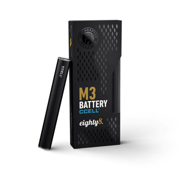 Eighty8 M3 Battery CCELL. The best HHC Cartridge at the best price in Europe from Hemp Oil Shop.
