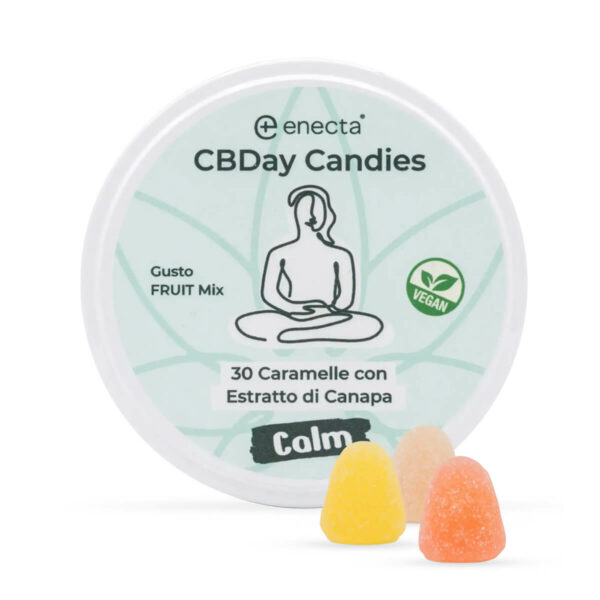 enecta CBDay Gummies "Calm" ζελεδάκια για στρες, άγχος, δύσκολο ύπνο, κοινωνικό άγχος.