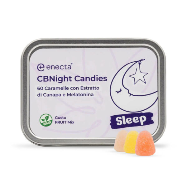 enecta CBNight Gummies "Sleep" ζελεδάκια για στρες, άγχος, δύσκολο ύπνο, διαταραχές ύπνου, jet lag.