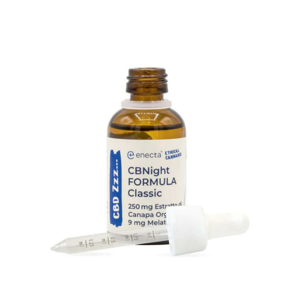 CBNight Formula enecta (CBD, CBN, Melatonin) για τον ύπνο.