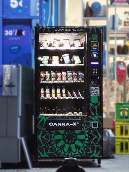 Automated Teller Machine Cannabis Canna-X in Greece, Thessaloniki. Wholesale and retail.
Make it yours today exclusively at Hempoilshop.
