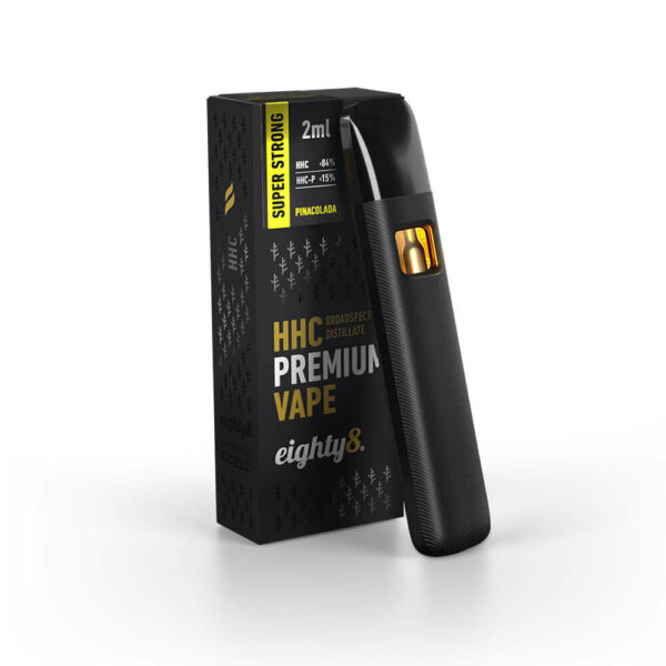 HHC-P Vape 84% HHC, 15% HHC-P from eighty8 with many flavors. Best HHCP Vape in Europe. Top quality at the best price in Europe with Express shipping to your door.