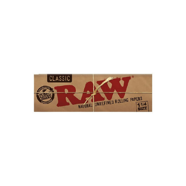 Raw classic smoking papers 1¼, chlorine free, no addittives. Wholesale Retail!