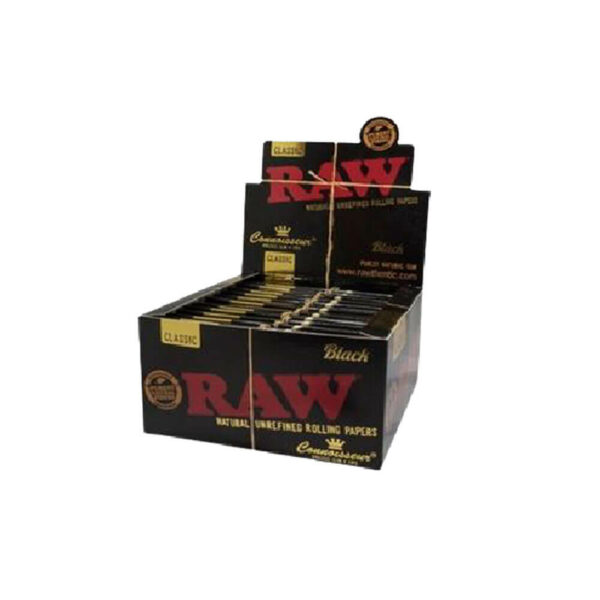 Raw connoisseur black μεγάλα τσιγαρόφυλλα στριψίματος, χωρίς χλώριο. Χονδρική Λιανική!
