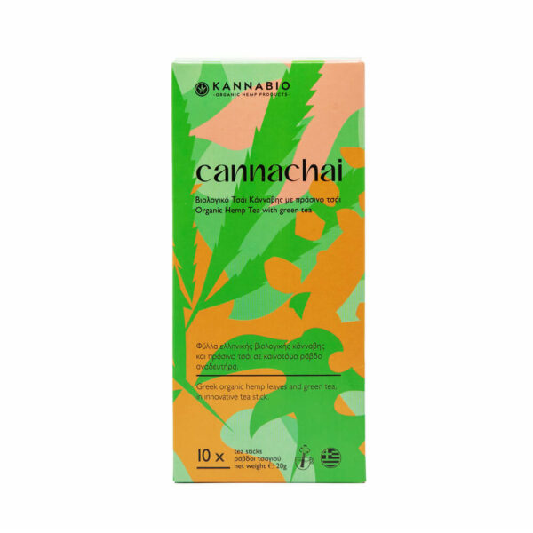 Cannachai: Πράσινο τσάι με κάνναβη από την KANNABIO "Χαλαρωτικό και αντιοξειδωτικό, ηρεμεί, αποτοξινώνει και ανακουφίζει μετά από μια δύσκολη ημέρα".