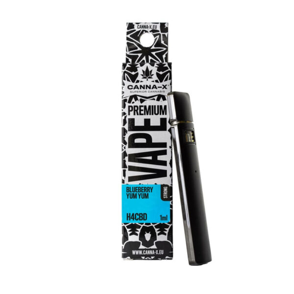 H4CBD Vape disposable electronic cigarette by Canna-X in unique flavors and 1ml size for endless enjoyment. Top quality H4CBD e-cigarette at the best price in Greece and Europe. Exclusively at Hempoil®