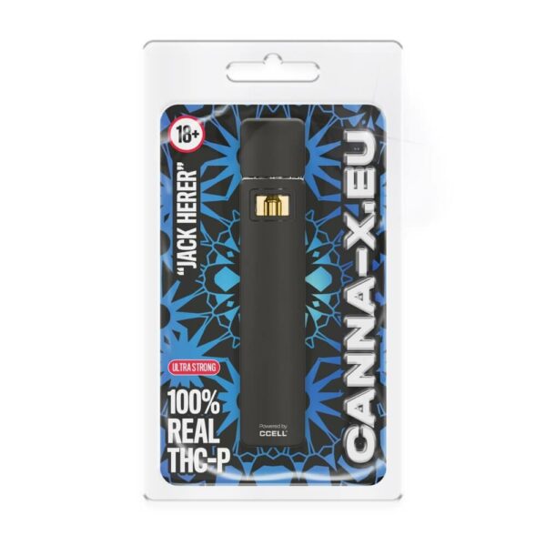 THCP Vape (Disposable) with 91% THCP, by Canna-X in many flavors and 1ml size for endless enjoyment. Top quality electronic cigarette H3CBN at the best price in Greece and Europe. Exclusively at Hempoil®