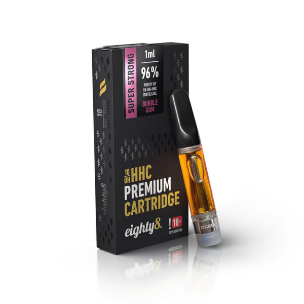 10-OH-HHC Cartridge της Eighty8 για Battery Vapes σε πολλές γεύσεις. Φυσσίγιο με 510 thread για μπαταρίες της CCELL. Κορυφαία ποιότητα στη καλύτερη τιμή σε Ελλάδα και Ευρώπη.