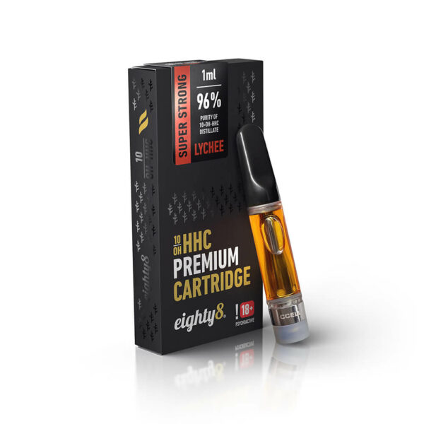 10-OH-HHC Cartridge της Eighty8 για Battery Vapes σε πολλές γεύσεις. Φυσσίγιο με 510 thread για μπαταρίες της CCELL. Κορυφαία ποιότητα στη καλύτερη τιμή σε Ελλάδα και Ευρώπη.