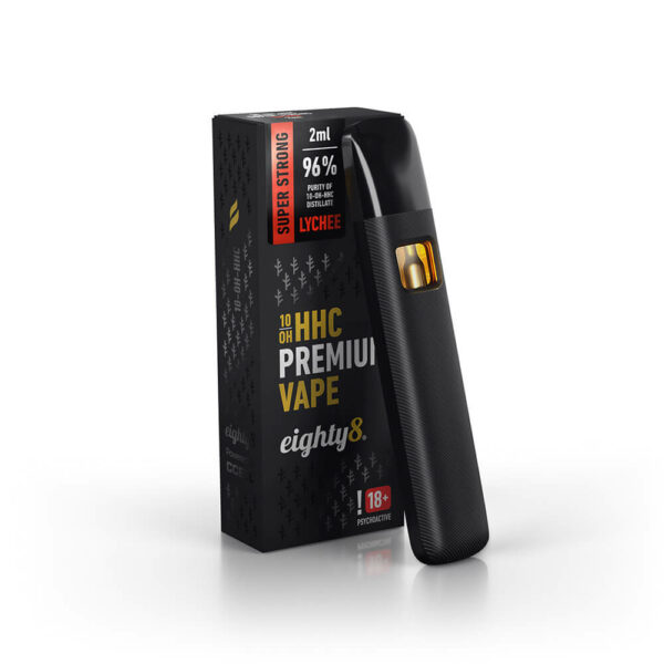 10-OH-HHC Disposable Vape from Eighty8 in many flavors in a CCELL device. Top quality at the best price in Greece and Europe.