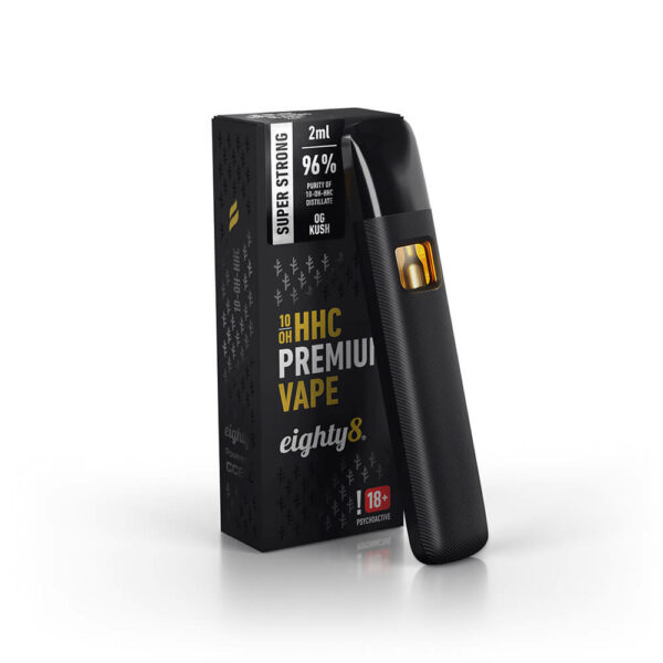 10-OH-HHC Vape (Ηλεκτρονικό τσιγάρο μιας χρήσης) της Eighty8 σε πολλές γεύσεις σε συσκευή της CCELL. Κορυφαία ποιότητα στη καλύτερη τιμή σε Ελλάδα και Ευρώπη.