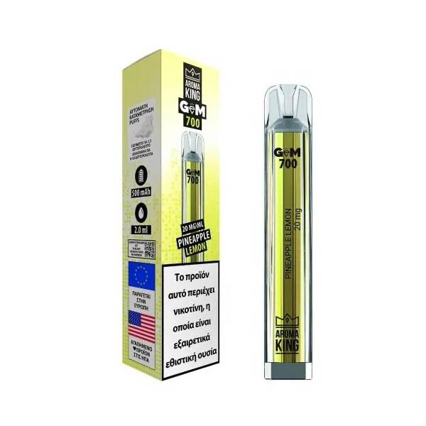 Aroma King GEM BAR 20mg nicotine disposable electronic cigarette wholesale retail.