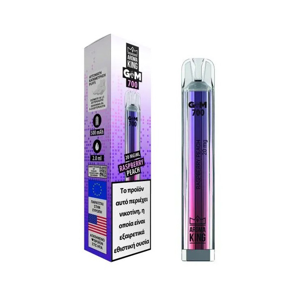 Aroma King GEM BAR 20mg nicotine disposable electronic cigarette wholesale retail.