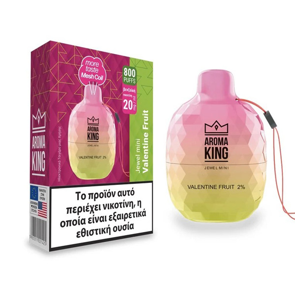 Aroma King Jewel Mini 20mg νικοτίνη ηλεκτρονικό τσιγάρο μιας χρήσης χονδρική λιανική.