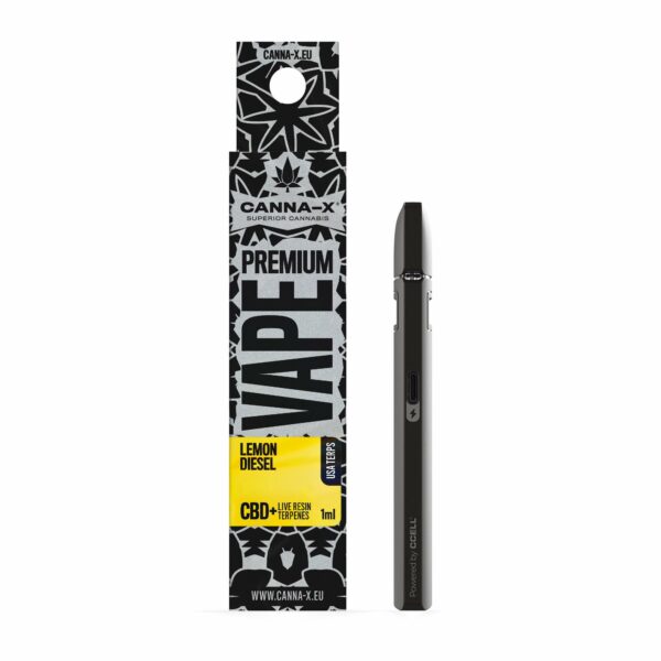 Disposable Electronic Cigarette (Vape Pen) with Live resin Terpenes & CBD from 100% natural Terpenes. Wholesale and retail sale.