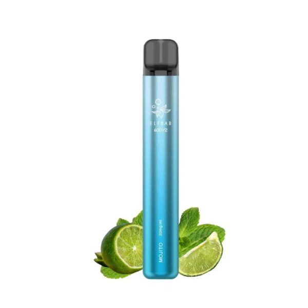 Elf Bar 600 V2 Ηλεκτρονικό Τσιγάρο μιας Χρήσης Mojito 20mg - 2ml