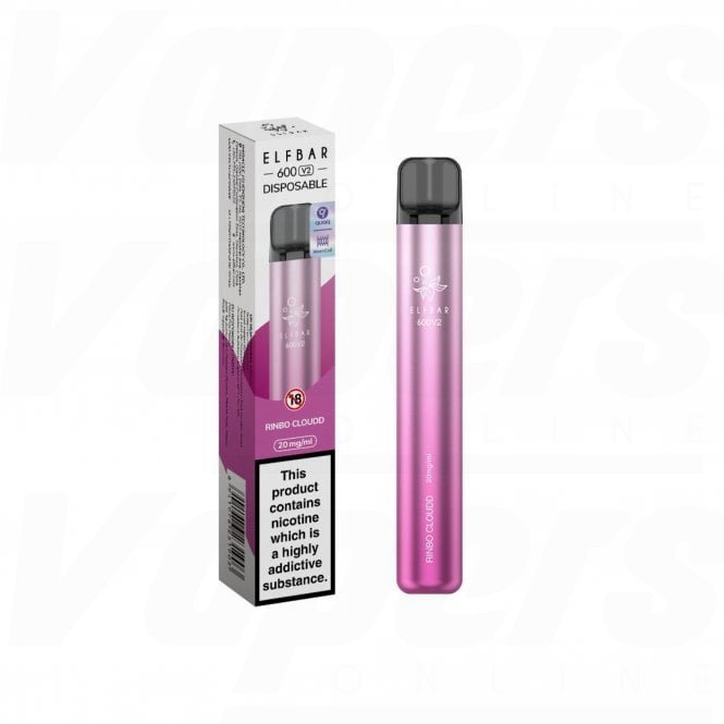 Elf Bar 600 V2 Ηλεκτρονικό Τσιγάρο μιας Χρήσης Rinbo Cloudd 20mg - 2ml