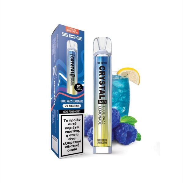 SKE Crystal Bar Ηλεκτρονικό Τσιγάρο μιας Χρήσης Blue Razz Lemonade 20mg - 2ml
