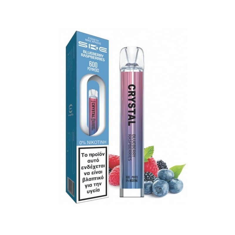 SKE Crystal Bar Ηλεκτρονικό Τσιγάρο μιας Χρήσης Blueberry Raspberries - 2ml