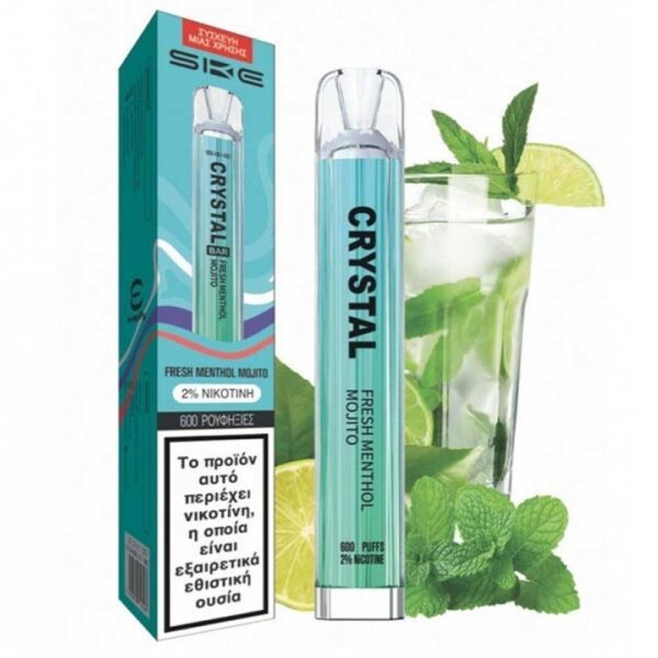 SKE Crystal Bar Disposable Electronic Cigarette Fresh Menthol Mojito 20mg - 2ml