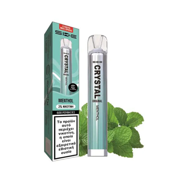 SKE Crystal Bar Ηλεκτρονικό Τσιγάρο μιας Χρήσης Menthol 20mg - 2ml