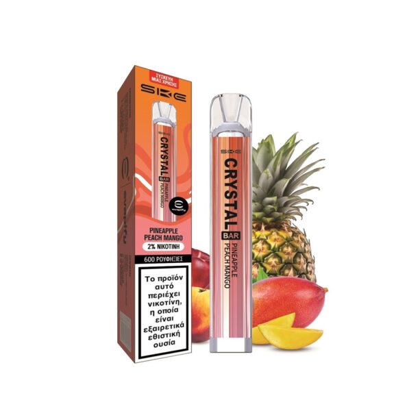 SKE Crystal Bar Ηλεκτρονικό Τσιγάρο μιας Χρήσης Pineapple Peach Mango 20mg - 2ml
