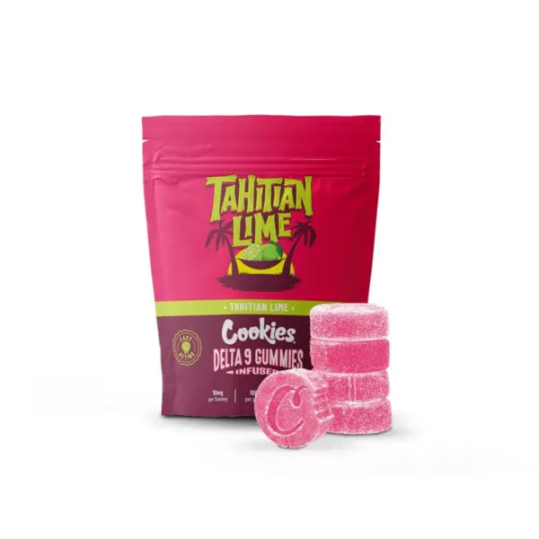 Cookies Delta 9 Gummies Tahitian Lime - 10τεμ