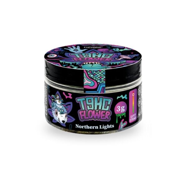 Ανθοί κάνναβης Euphoria T9HC Northern Lights σε συσκευασία των 3γρ.