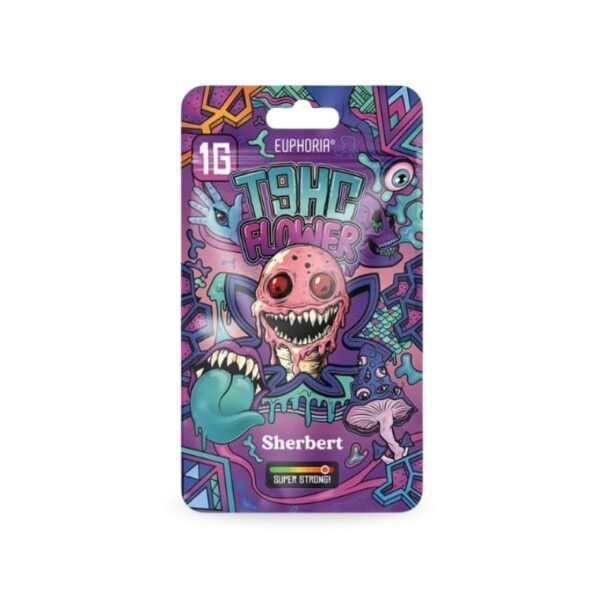 Ανθοί κάνναβης Euphoria T9HC Sherbert σε σακουλάκι 1γρ. 