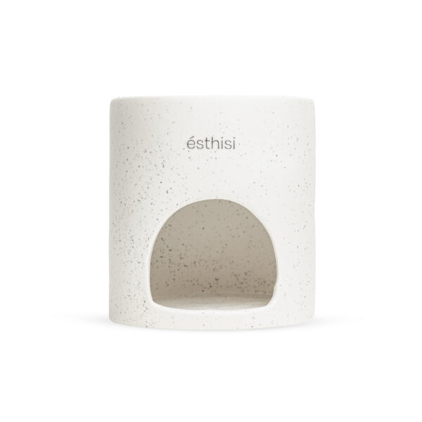 ésthisi "Thíra Stone" Wax Melter Καυστήρας κεραμικός για wax melts με χρήση ρεσώ. Minimal και μοντέρνος θα στολίσει κάθε χώρο.