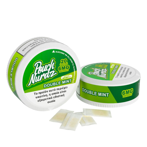 Pouch Nurdz Double Mint Pouch Νικοτίνης - 6 & 12mg
