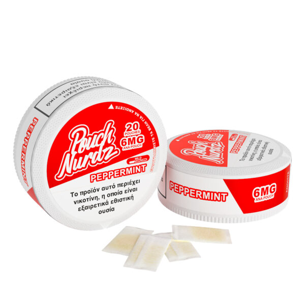 Pouch Nurdz Peppermint Pouch Νικοτίνης - 6 & 12mg