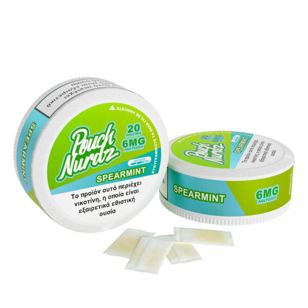 Pouch Nurdz Spearmint Pouch Νικοτίνης - 6 & 12mg